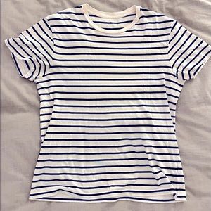 J. Crew: Striped short sleeved T-shirt